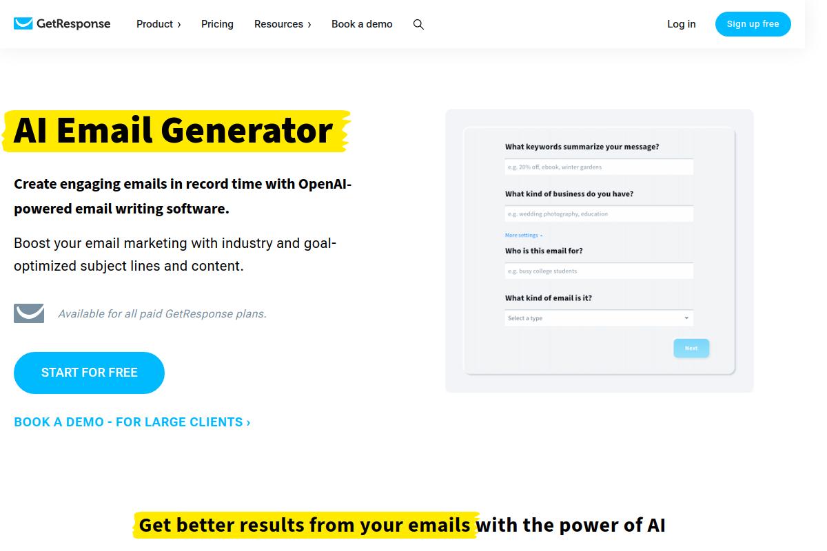 screenshot of AI_Email_Generator