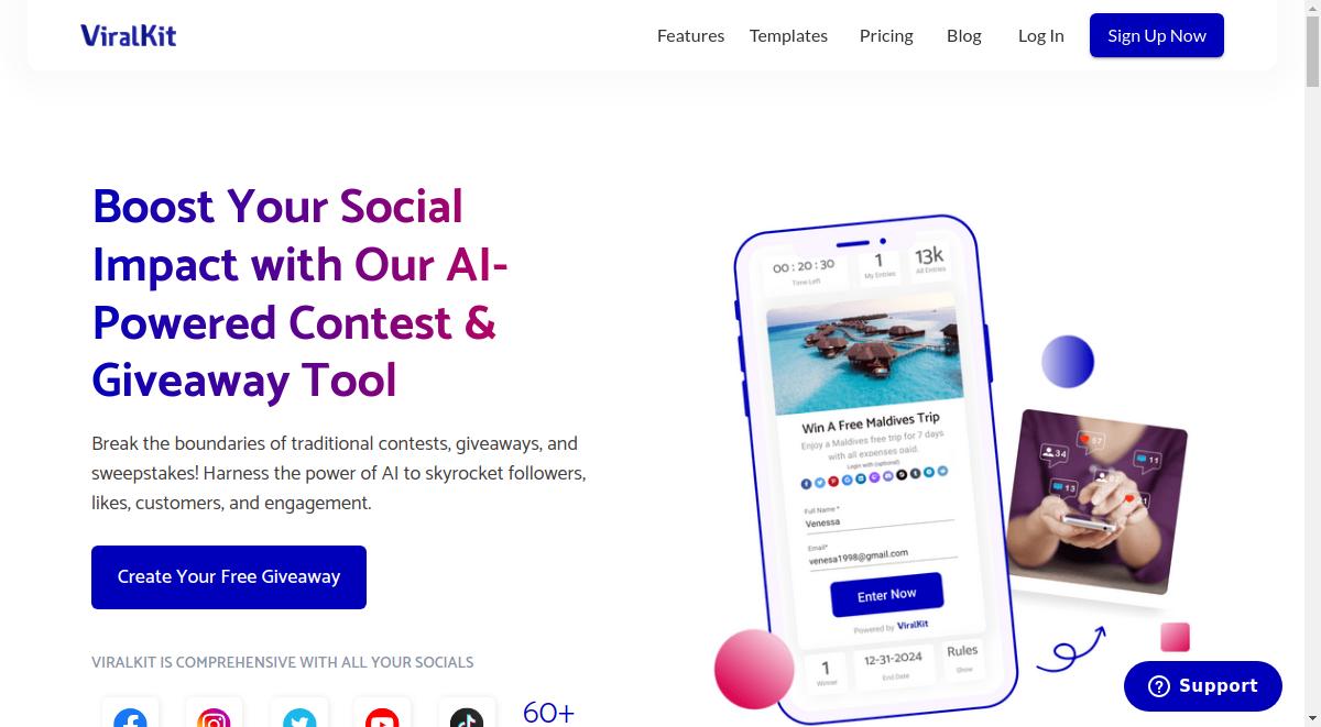 screenshot of AI_Powered_Contests,_Giveaways,_&_Sweepstakes_Tool
