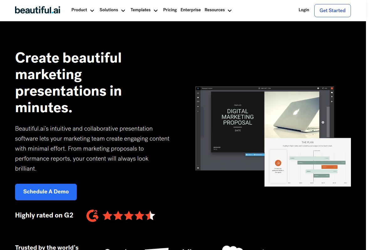 screenshot of Beautiful.ai_for_Marketing