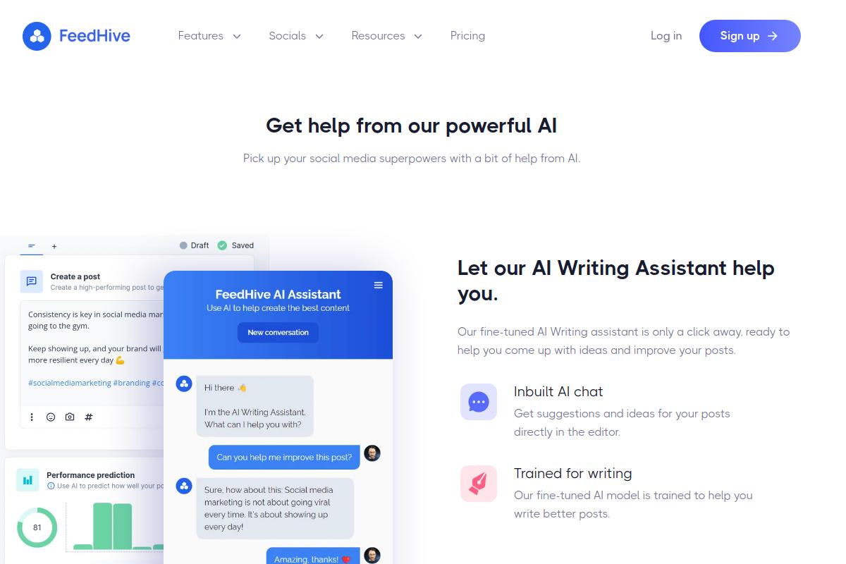 screenshot of FeedHive_