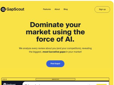 GapScout - Best Market Research Software