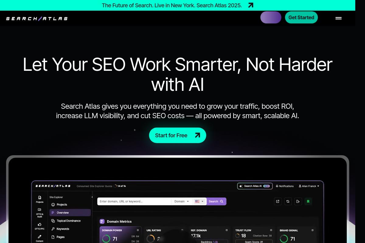 Screenshot of "The_#1_AI_SEO_Automation_Platform_for_Agencies_and_Brands"