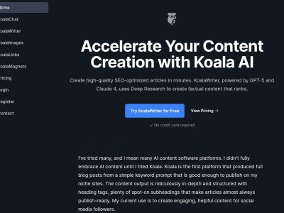 Koala AI - The Best AI Writer and Chatbot
