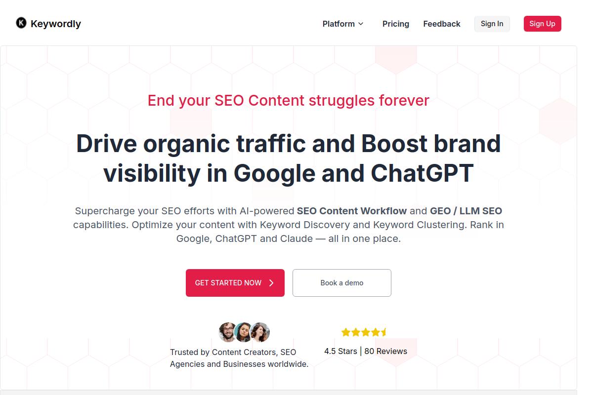 Screenshot of SEO_Content_Workflow_Platform